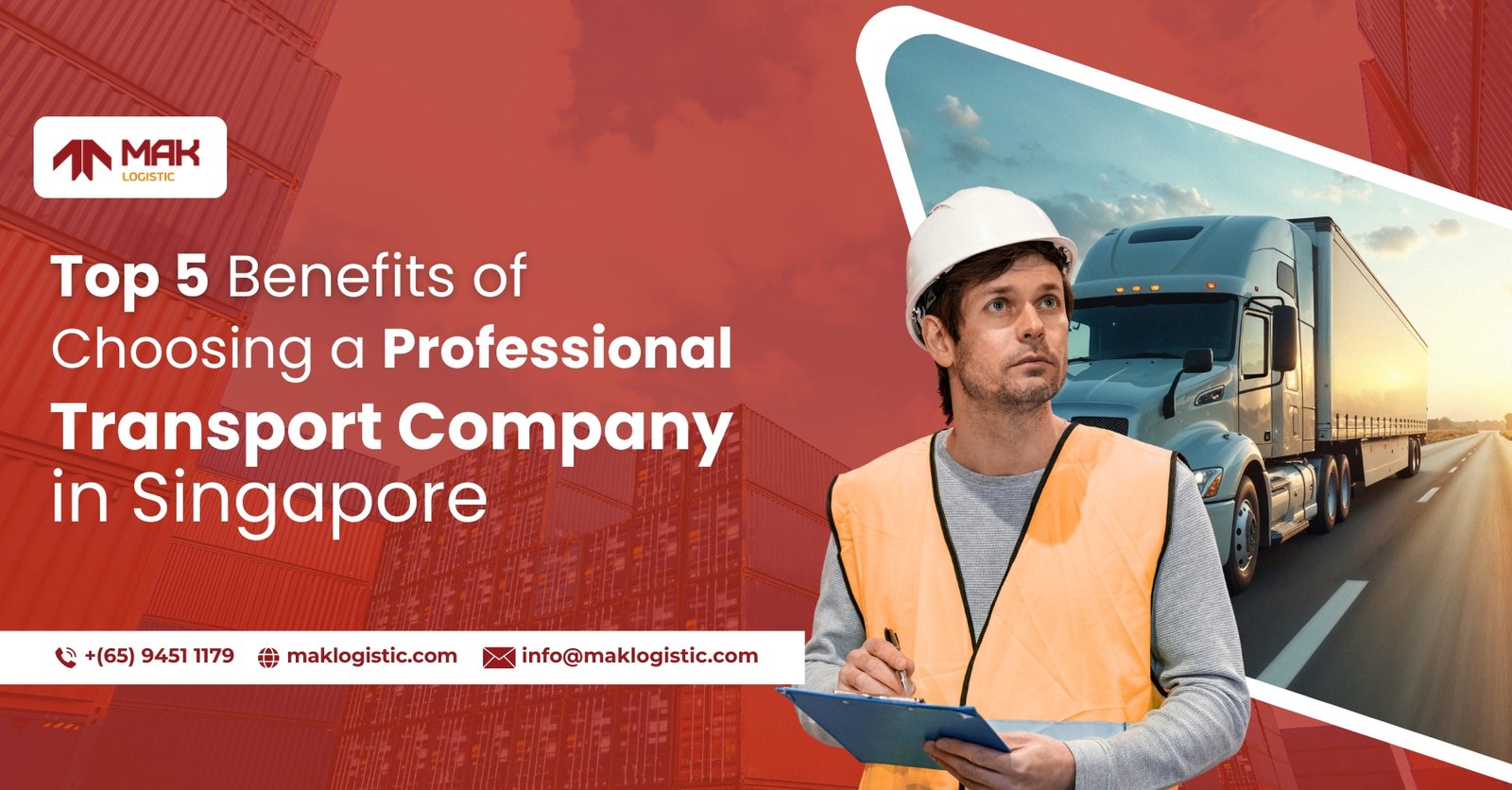 Top 5 Benefits of Choosing a Professional Transport Company in Singapore