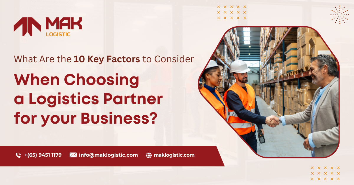Choosing a Logistics Partner In Singapore