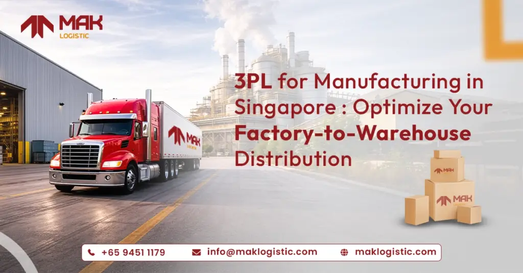 3pl for manufacturing in Singapore