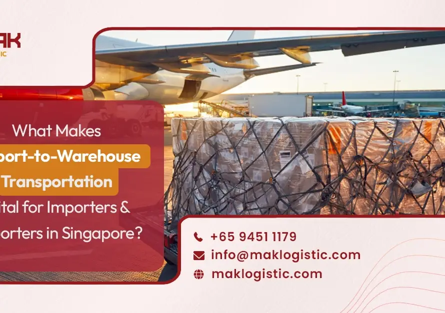 What makes airport to airport to warehouse transportation vital for importers & exporters in Singapore?