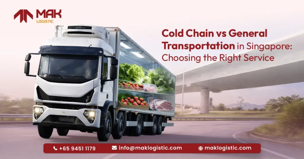Cold Chain vs General Transportation in Singapore: Choosing the Right Service