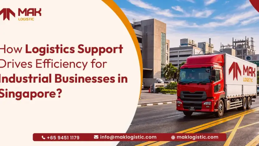 logistic support for industrial business in Singapore