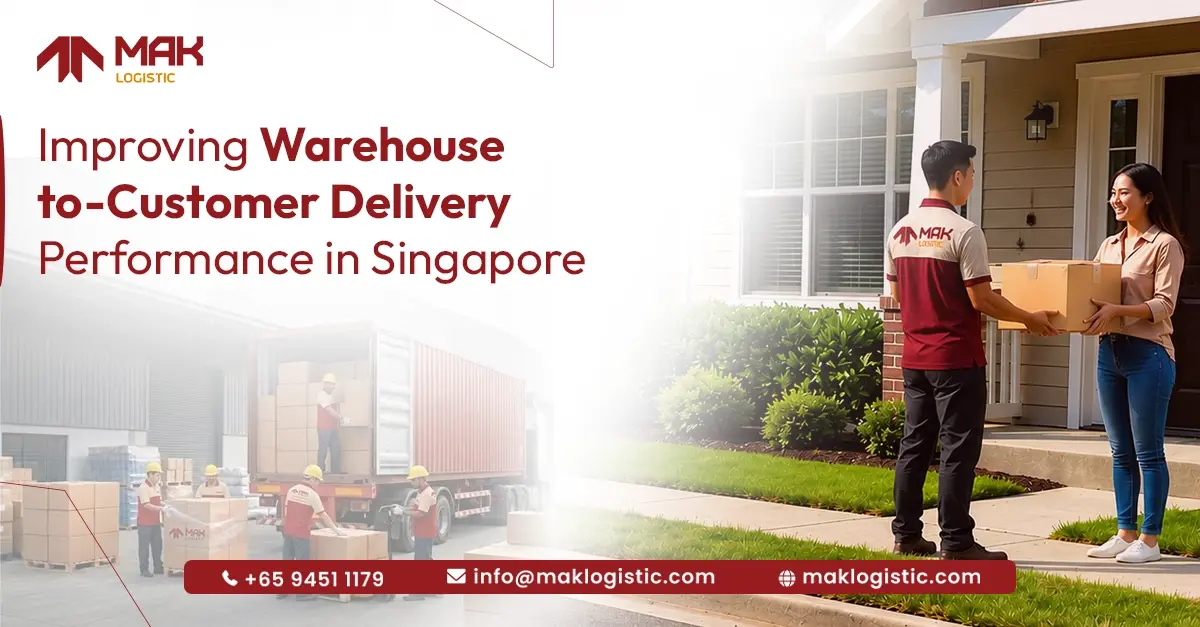 warehouse to customer delivery in Singapore